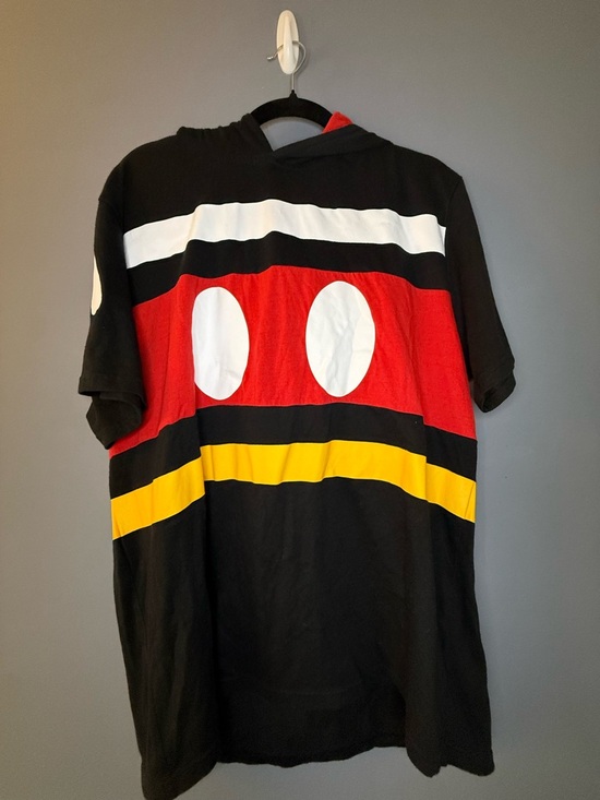 Disney Other - Disney Mickey Black and Red Hooded T-Shirt